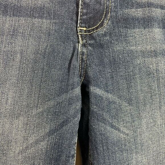 Kut From The Kloth Women's Distressed Jeans Tapered Denim Medium Wash Blue Size - Picture 4 of 8